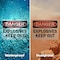 Signmission Explosives Keep Out Danger Sign, Vinyl Decal, 10in W x 7in L, 2PK OS-2PACK-DS-D-710-L-19351 - alternate 3